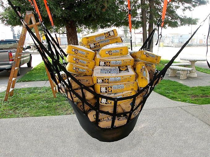 Gladiator Cargo GearSafetyWeb Cargo Net - Heavy Duty, Truck Bed Organizer- Bed Cover-tie Down-Adjustable- Trailers, Camping-Large (LSW-100) 8.75' x 10'