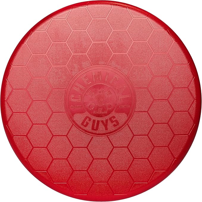 Chemical Guys IAI518 Car Wash Bucket Lid, Red (Can Be Used as Seat, Storage, Etc) - Fits Chemical Guys Bucket & Other Standard Buckets; Bucket Not Included